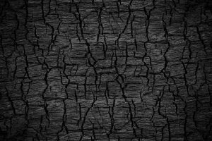 Surface of charcoal
