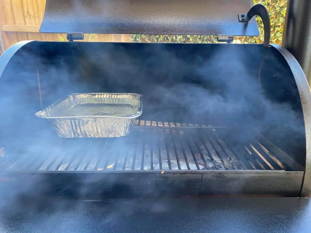 Water Pan In Pellet Smoker