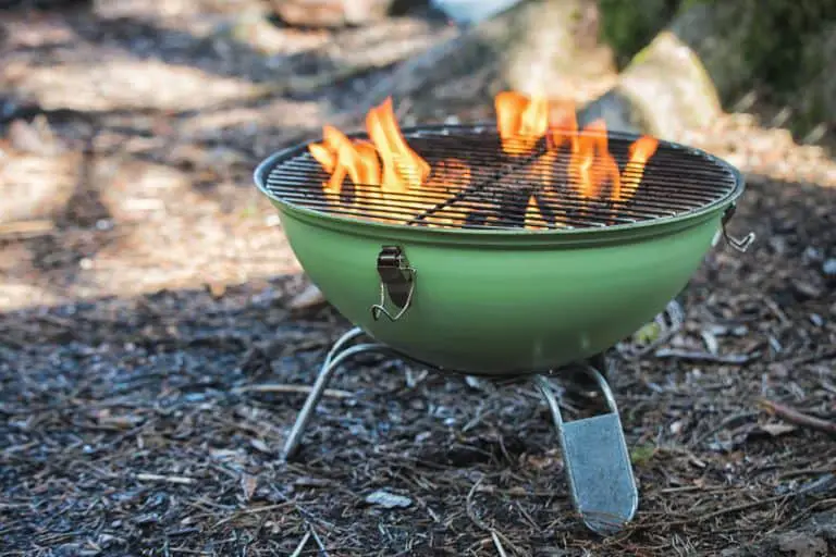 Grilling Over A Fire Pit