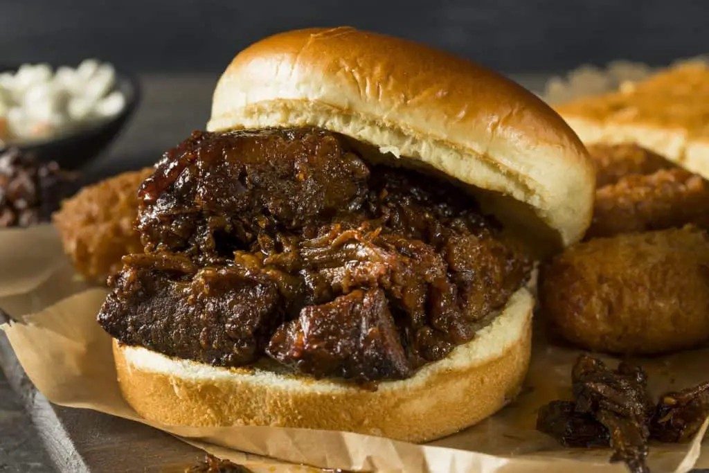 Brisket Burnt Ends Burger